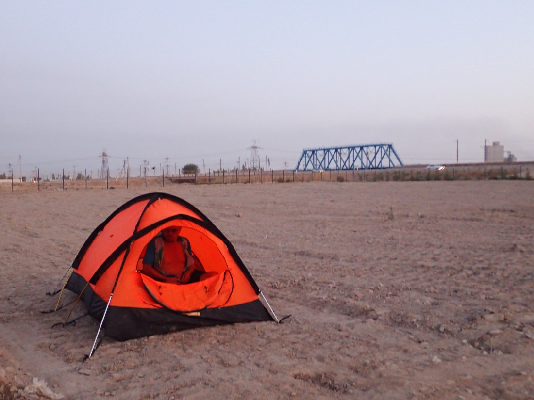 Overnight camp near Almalyk