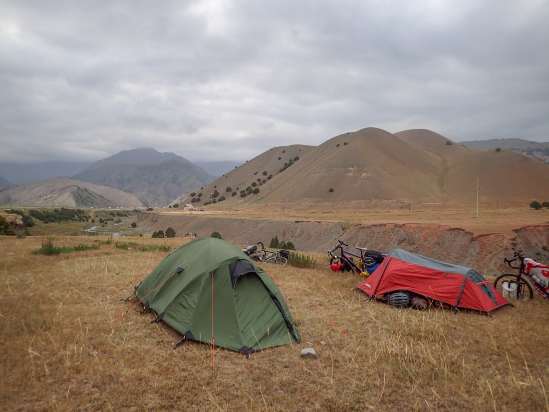 Campsite in the mountains