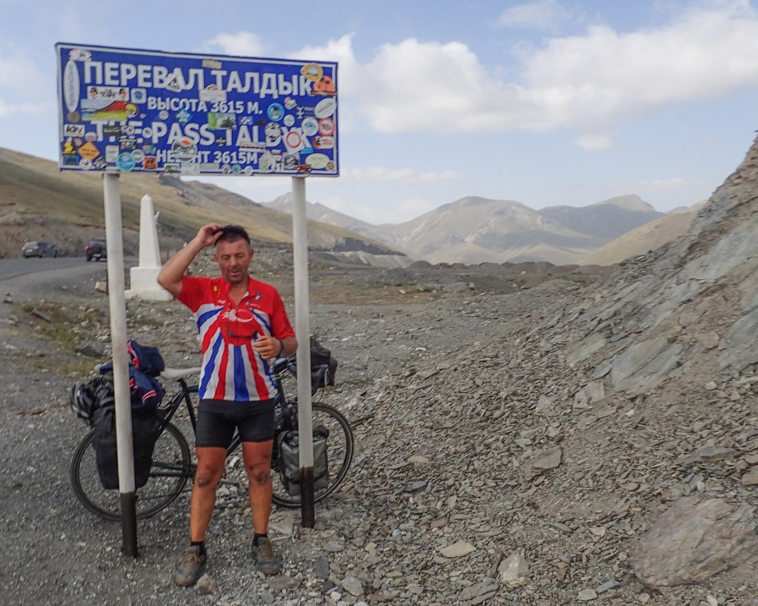 Keith at the Taldyk Pass (3615m)