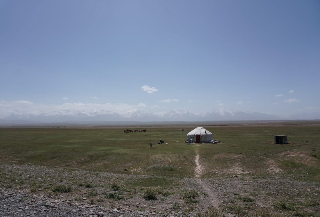 A traditional Yurt of the horse herders