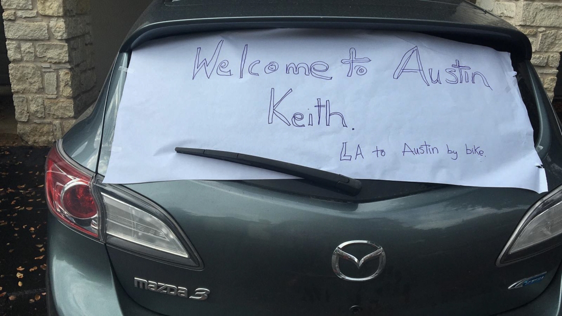 Welcome to Austin, Keith